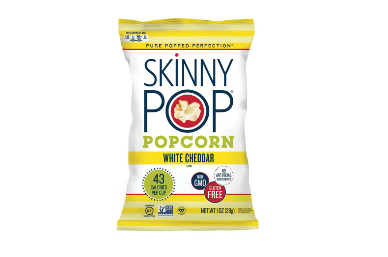 SkinnyPop Gluten Free White Cheddar Popcorn Bag