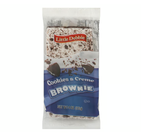 Little Debbie Cookies & Cream Brownie