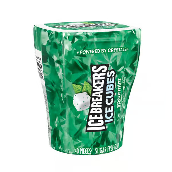 Ice Breakers Sugar Free Ice Cubes Spearmint Gum