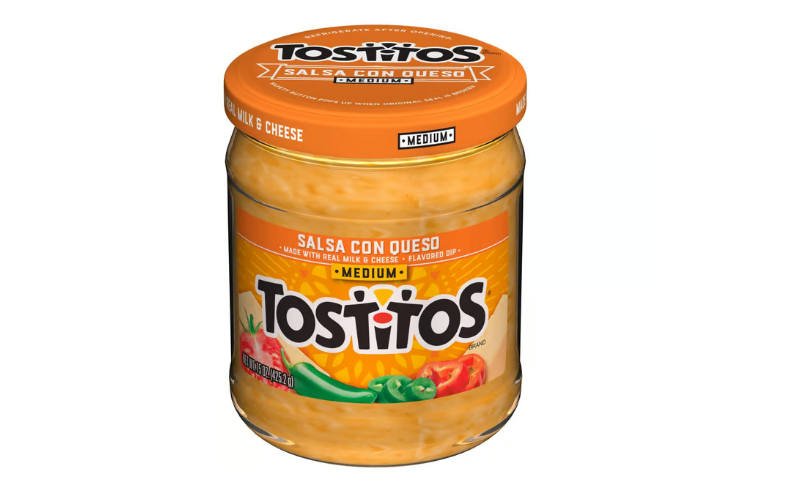 Tostitos Medium Salsa Con Queso Dip Jar