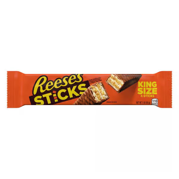 Reese's Sticks Milk Chocolate Peanut Butter & Crispy Wafers King Size Candy Bar