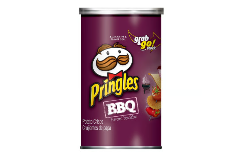 Pringles BBQ Potato Chips Can