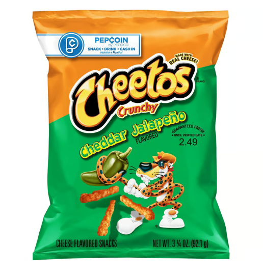Cheetos Crunchy Cheddar Jalapeno Cheese Flavored Snacks