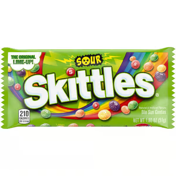Skittles Sour Chewy Candies Bite Size