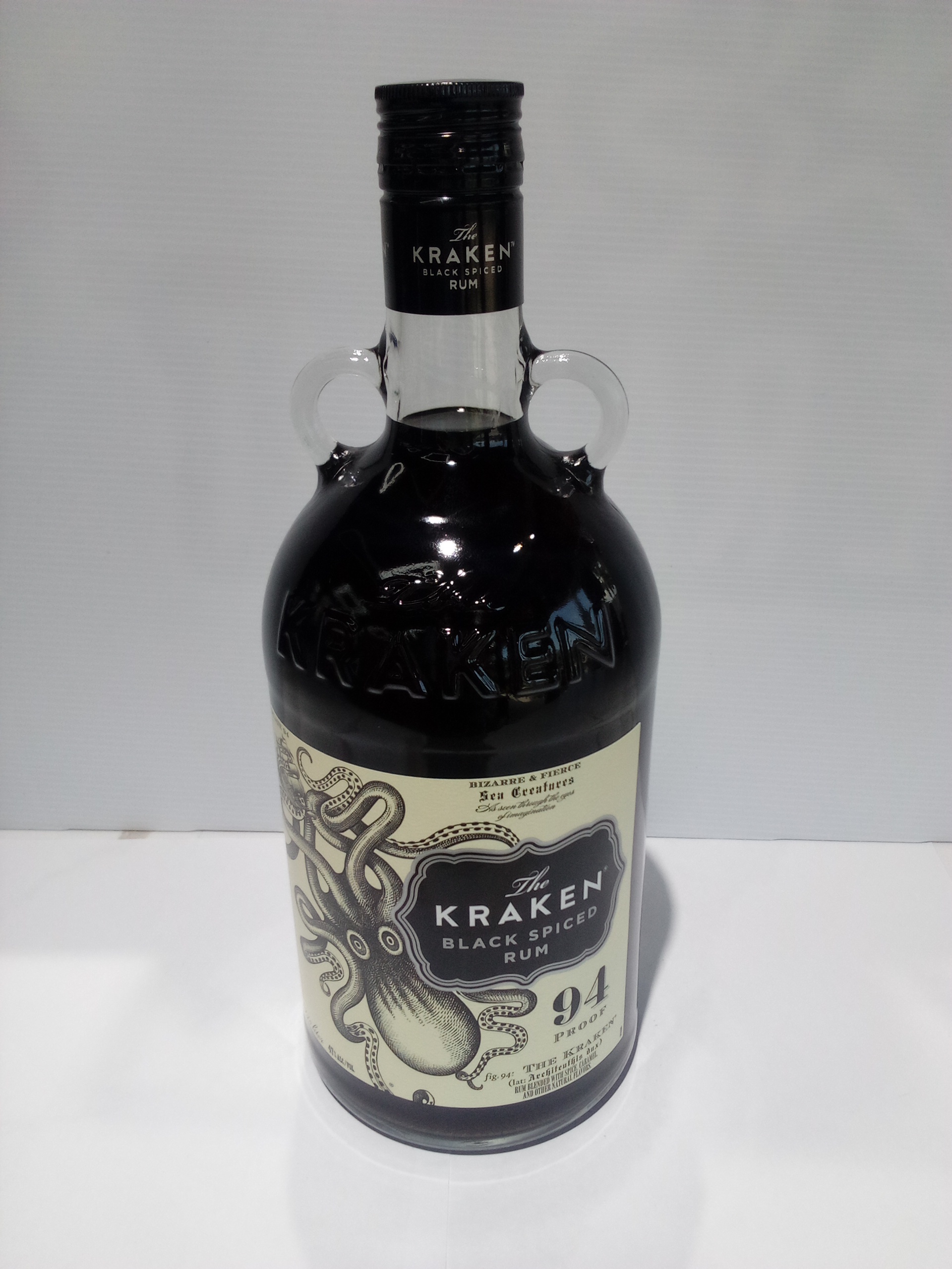 The Kraken Black 1.75 L Spiced rum
