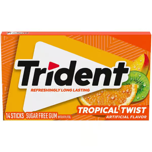 Trident Sugar Free Tropical Twist Gum