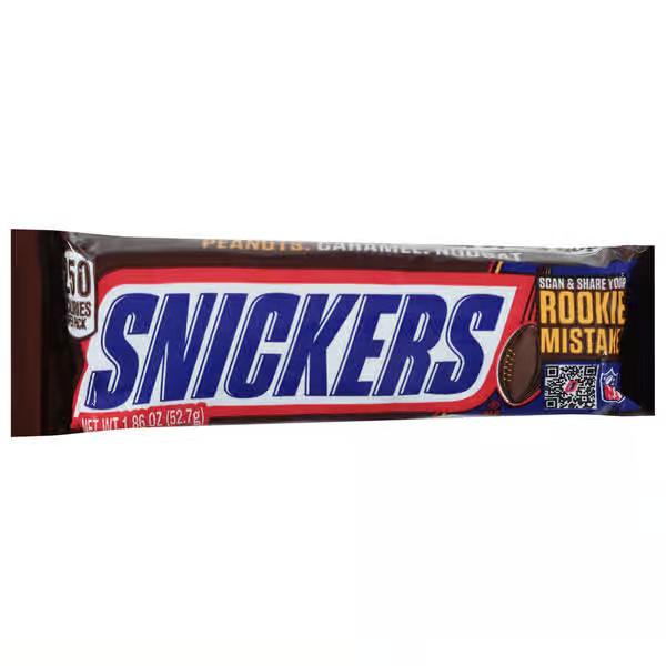 Snickers Peanuts Caramel & Nougat Chocolate Covered Candy Bar