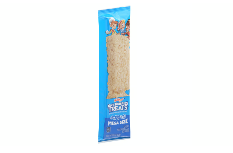 Rice Krispies Treats Original Crispy Marshmallow Square Snack Bar Mega Size
