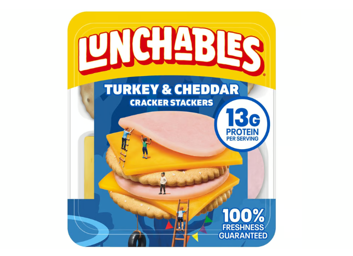 Lunchables Turkey & Cheddar Cracker Stackers Tray