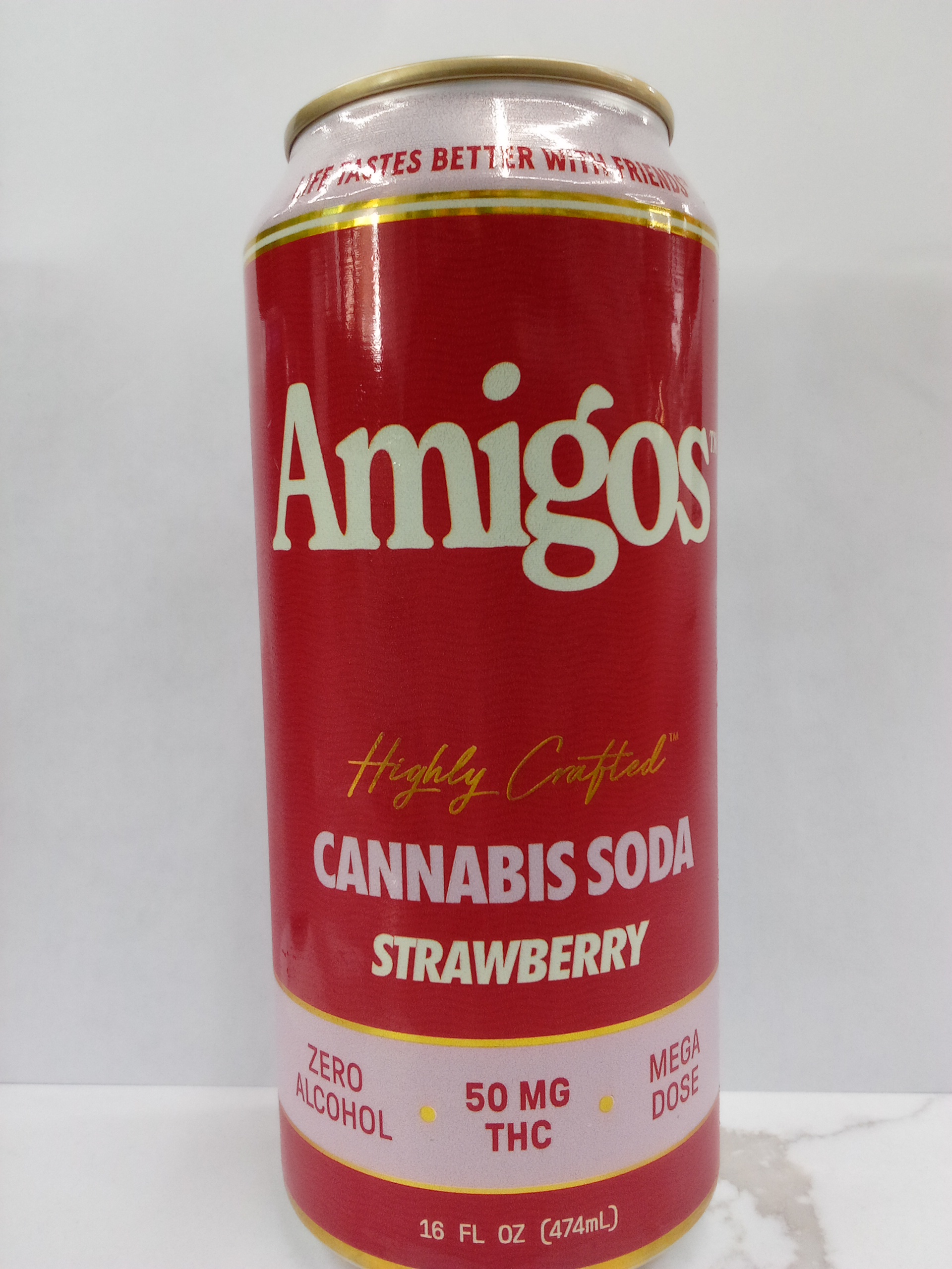 Amigos Cannabis Soda Strawberry 🍓