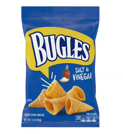 Bugles Crispy Salt & Vinegar Corn Snacks