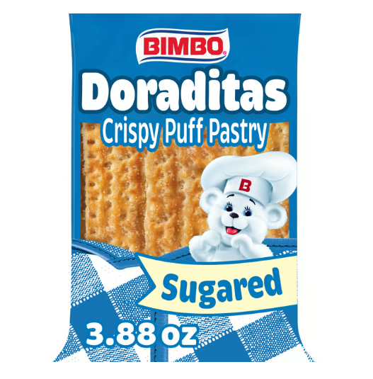 Bimbo Doraditas Sugared Crispy Puff Pastries Bag