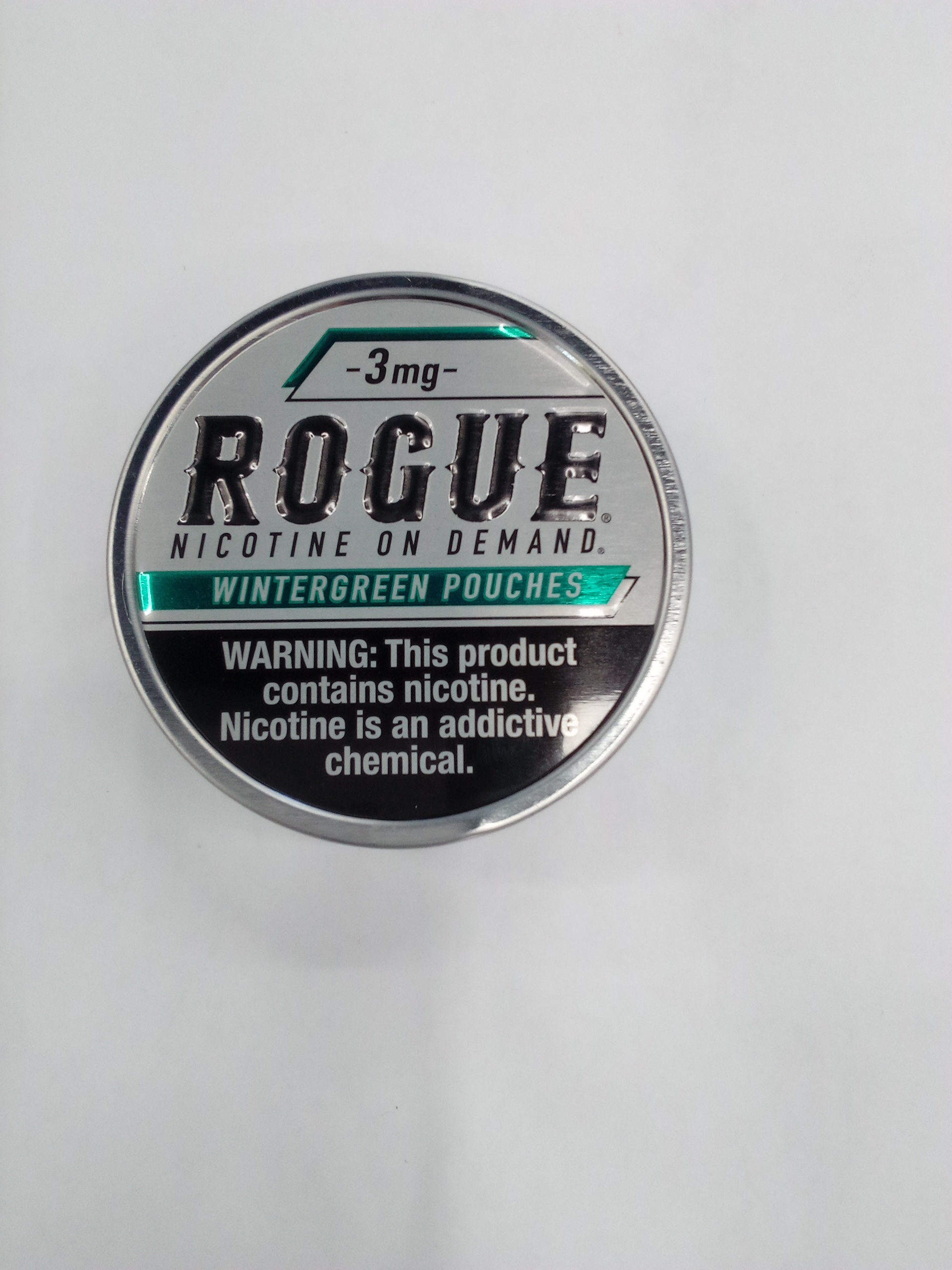 Wintergreen pouches 3mg