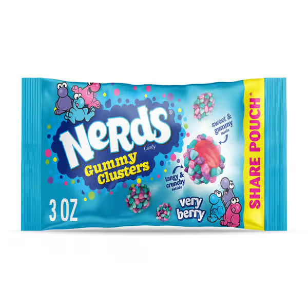 Nerds Very Berry Gummy Clusters Share Pack