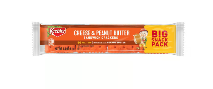 Keebler Cheese & Peanut Sandwich Crackers