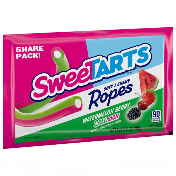 SweeTarts Watermelon Berry Collision Ropes Candy
