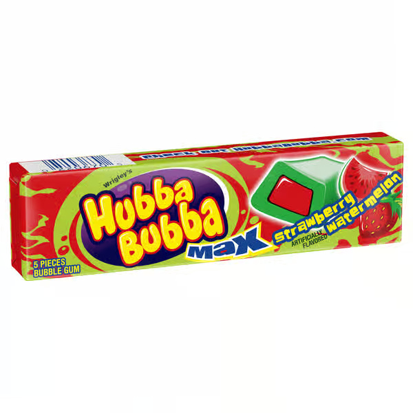 Hubba Bubba Max Strawberry Watermelon Bubble Gum