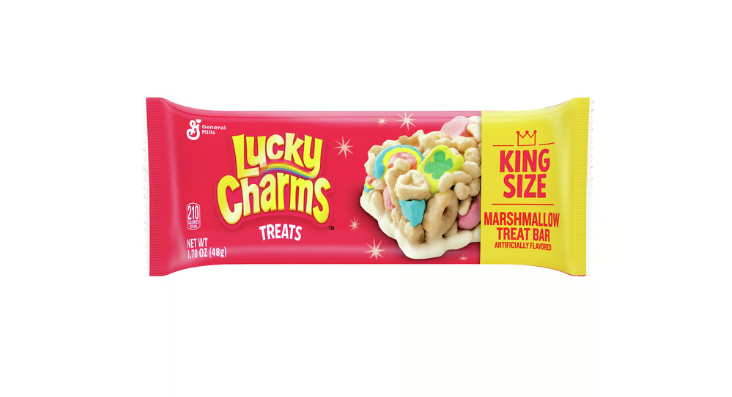 Lucky Charms Marshmallow Treat Bar King Size
