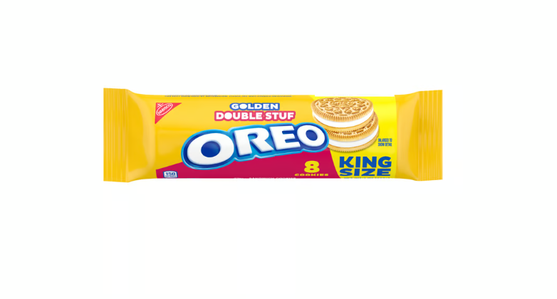 Oreo Golden Double Stuf Sandwich Cookies King Size
