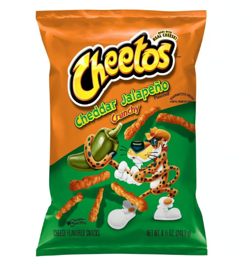 Cheetos Crunchy Cheddar Jalapeno Cheese Snacks