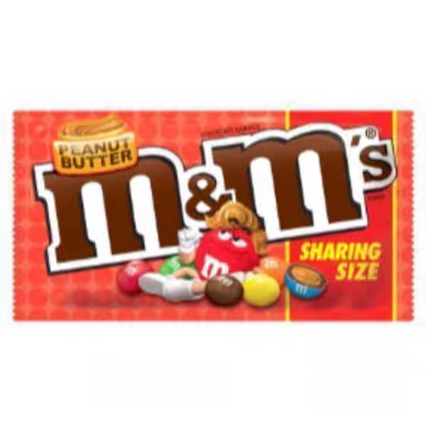 M&M's Peanut Butter Milk Sharing Size Chocolate Candies