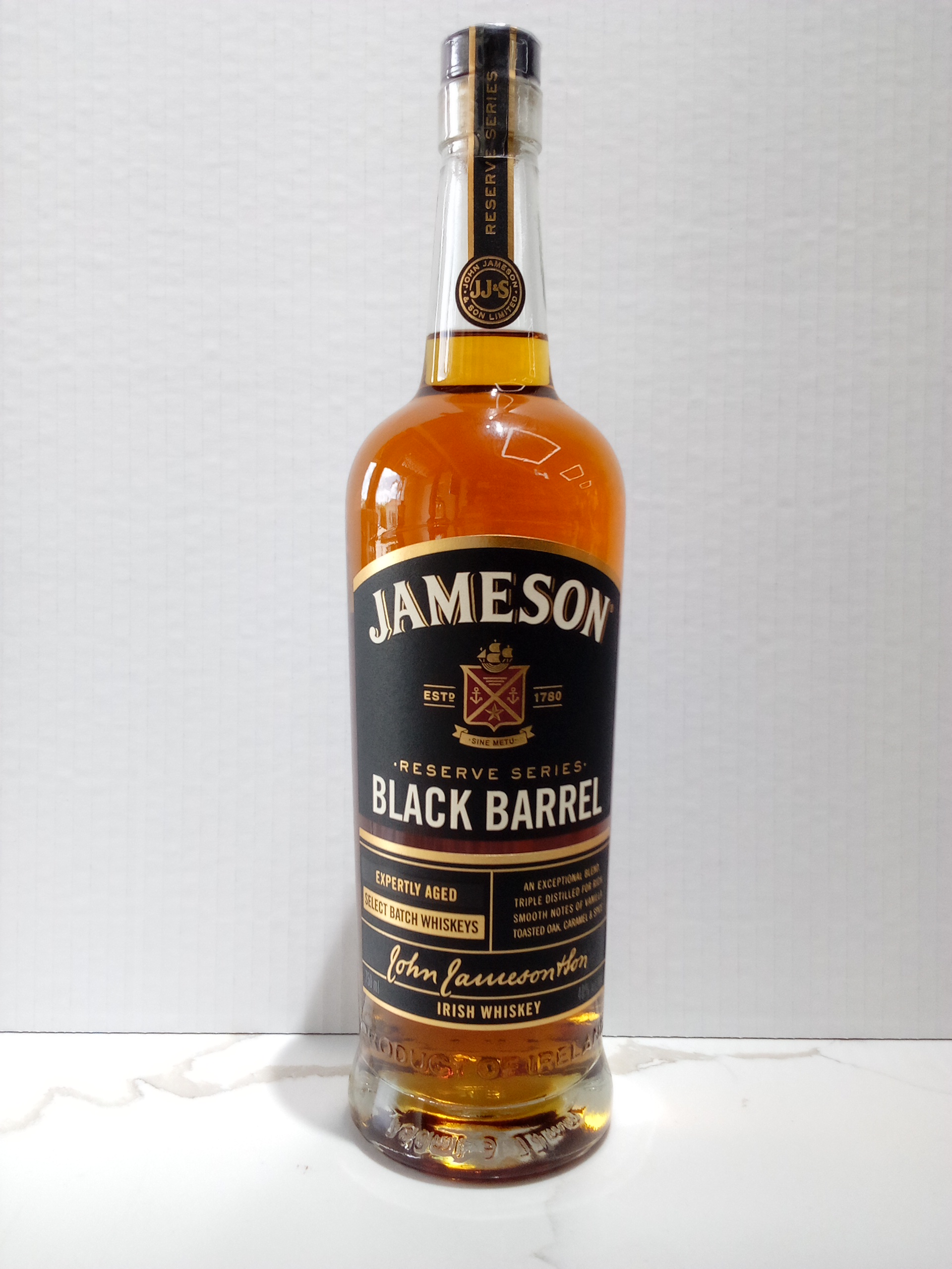 Jameson Black Barrel 750ML