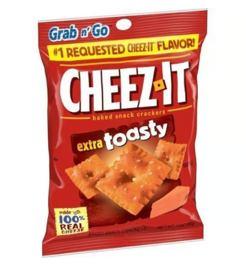 Cheez-It Baked Snack Crackers Extra Toasty