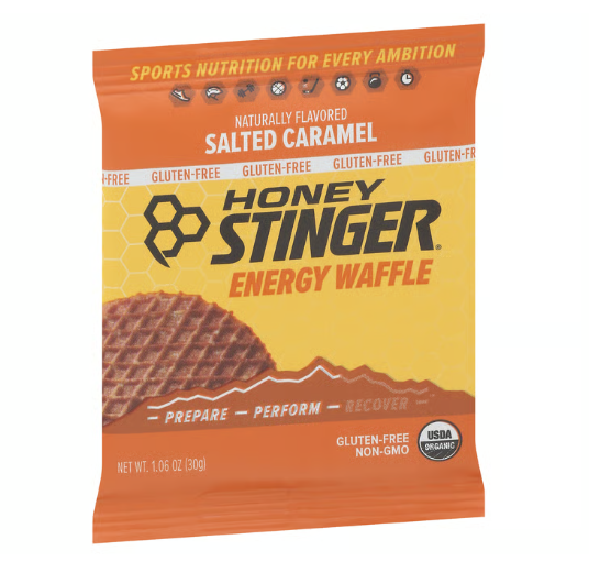 Honey Stinger Gluten-Free Organic Salted Caramel Energy Waffle
