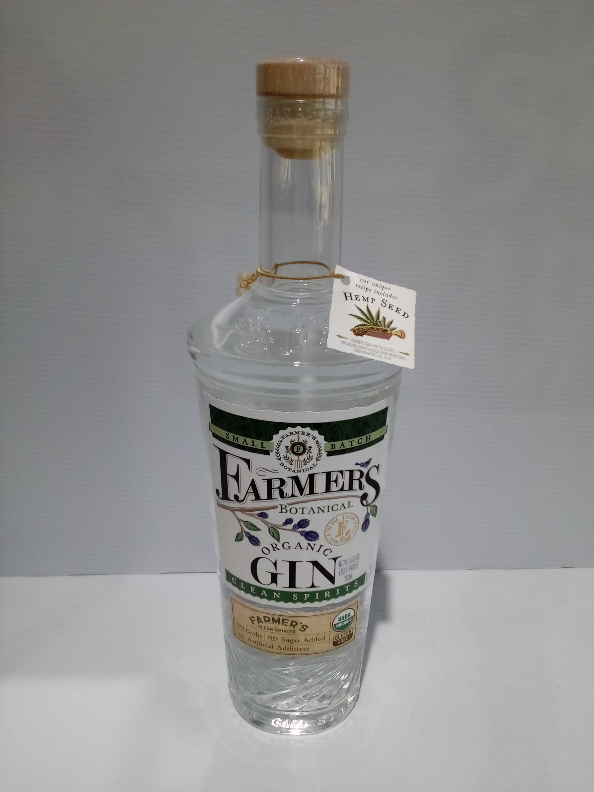 Farmers Organic Gin 750ML
