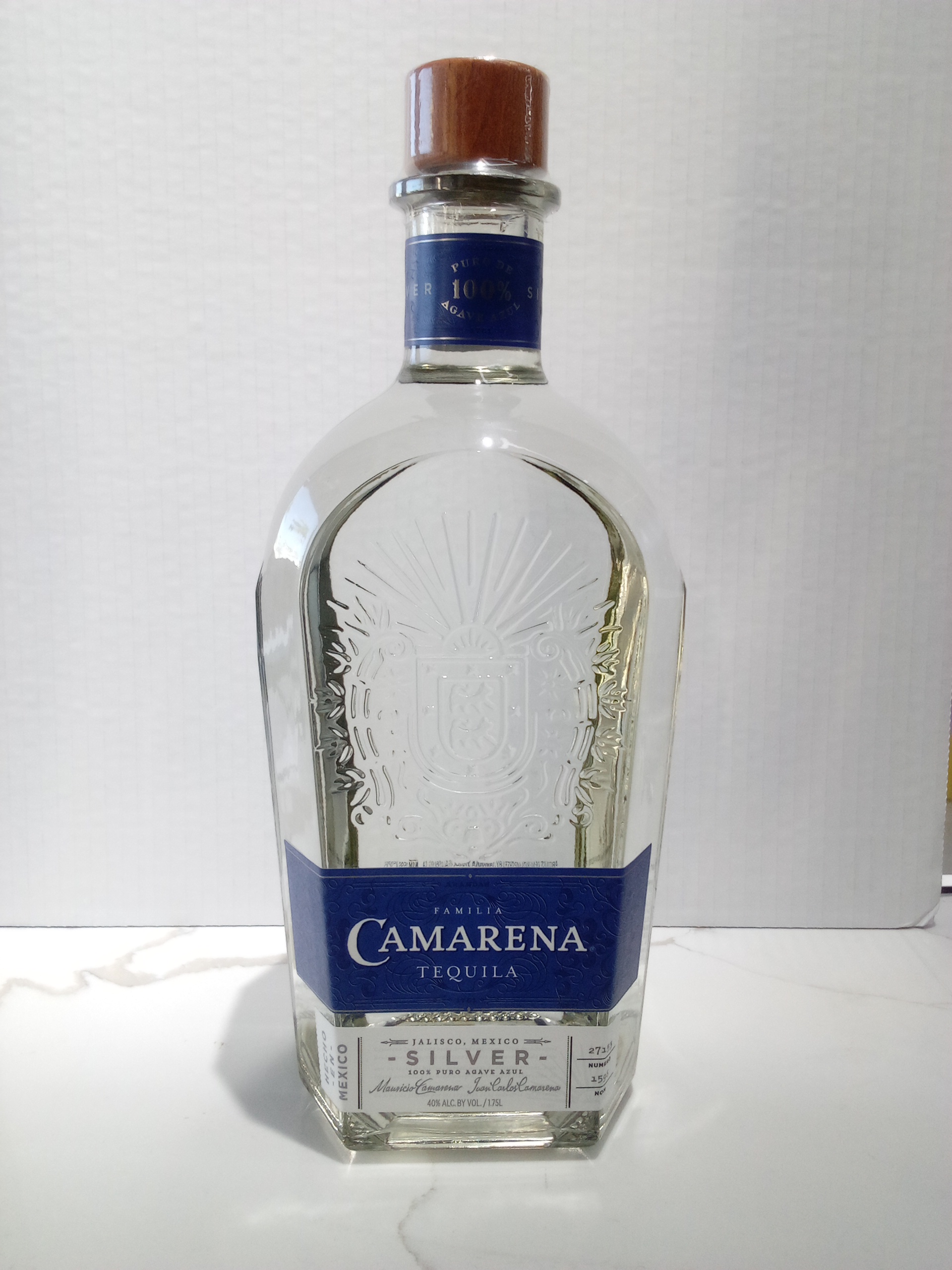 Camarena Tequila Silver 1.75 L