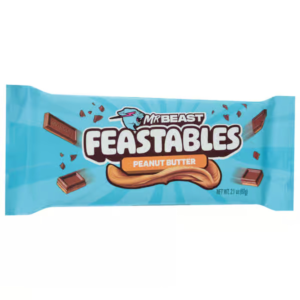 Feastables Mr. Beast Peanut Butter Milk Chocolate Bar