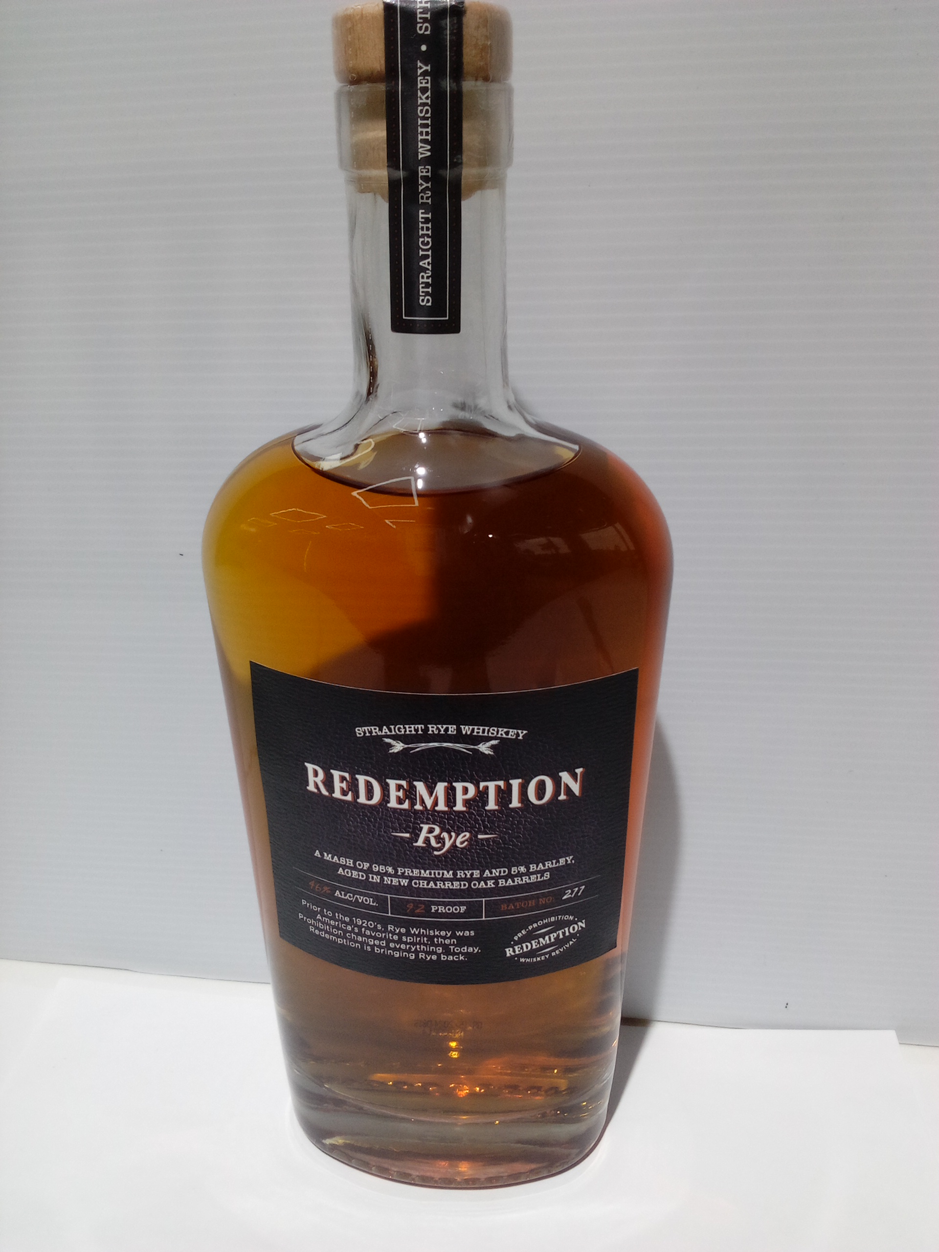 Redemption Rye 750ML