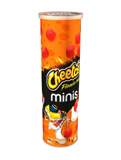 Cheetos Flamin Hot Minis Cheese Flavored Snacks