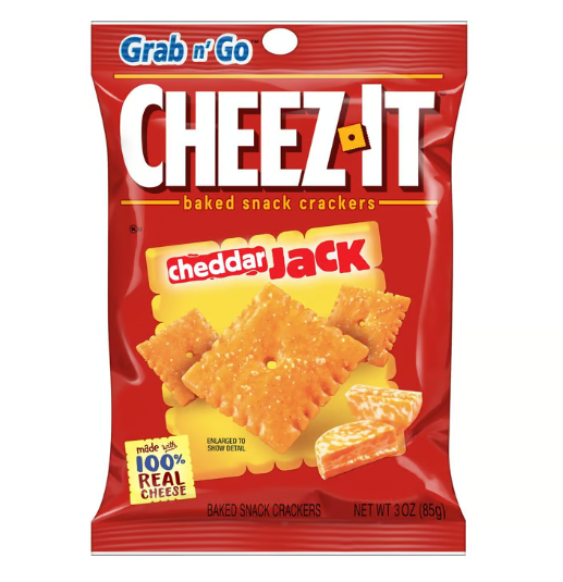 Cheez-It Baked Cheddar Jack Cheese Snack Crackers