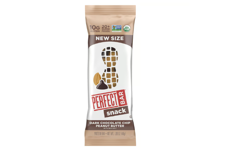 Perfect Bar Snack Gluten-Free Dark Chocolate Chip Peanut Butter Protein Bar