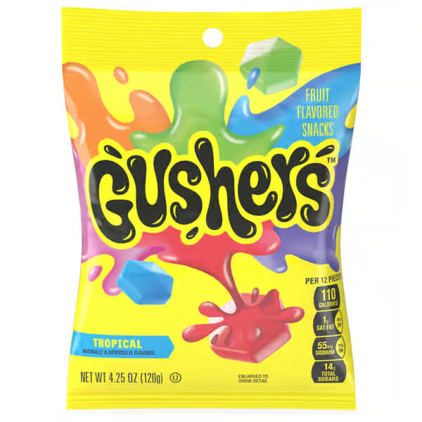 Gushers Tropical Fruit Flavored Snacks