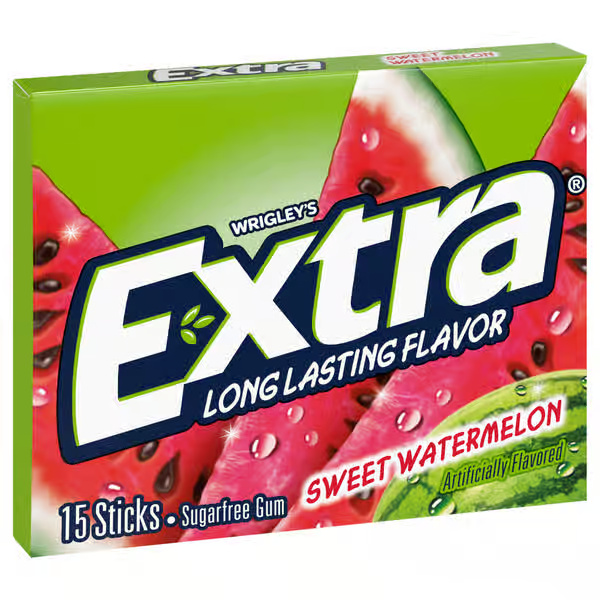 Extra Sugar Free Sweet Watermelon Gum