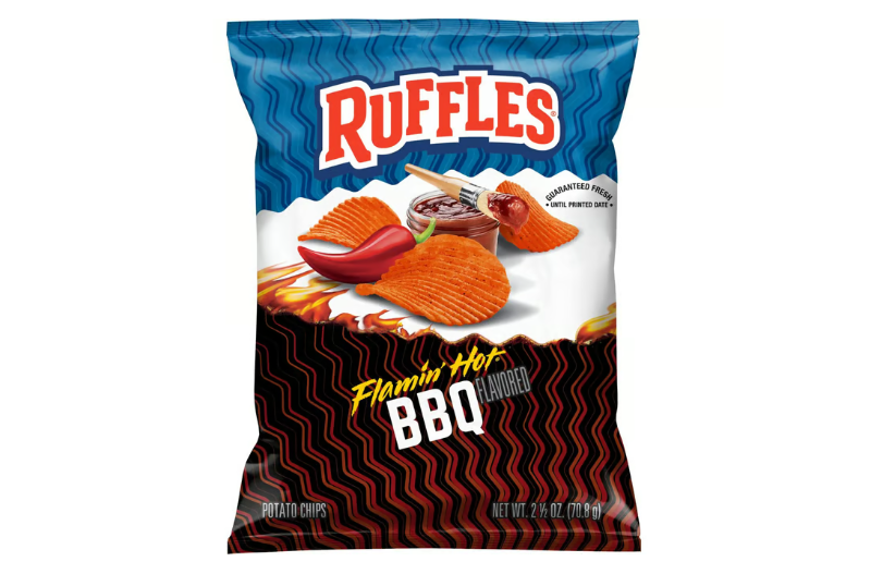 Ruffles Flamin' Hot BBQ Potato Chips
