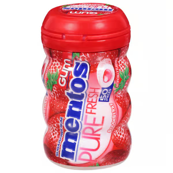 Mentos PureFresh Sugar Free Strawberry Gums