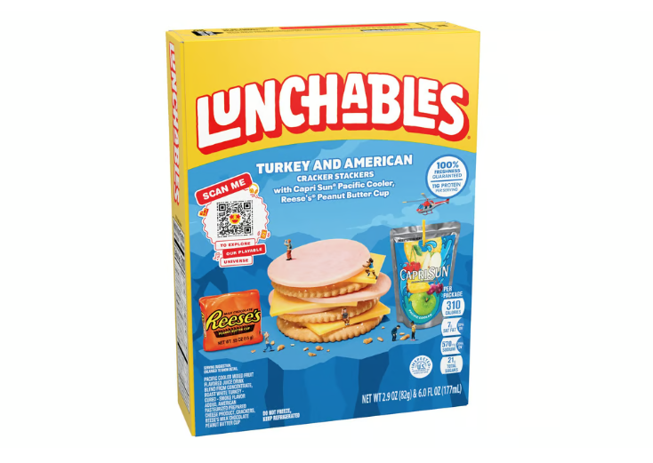 Lunchables Turkey & American Cracker Stackers with Reese's Candy & Caprisun Juice Fun Pack
