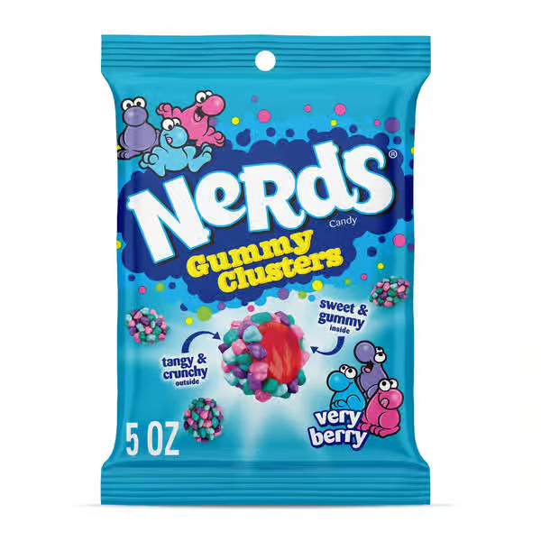 Nerds Very Berry Gummy Clusters Candies