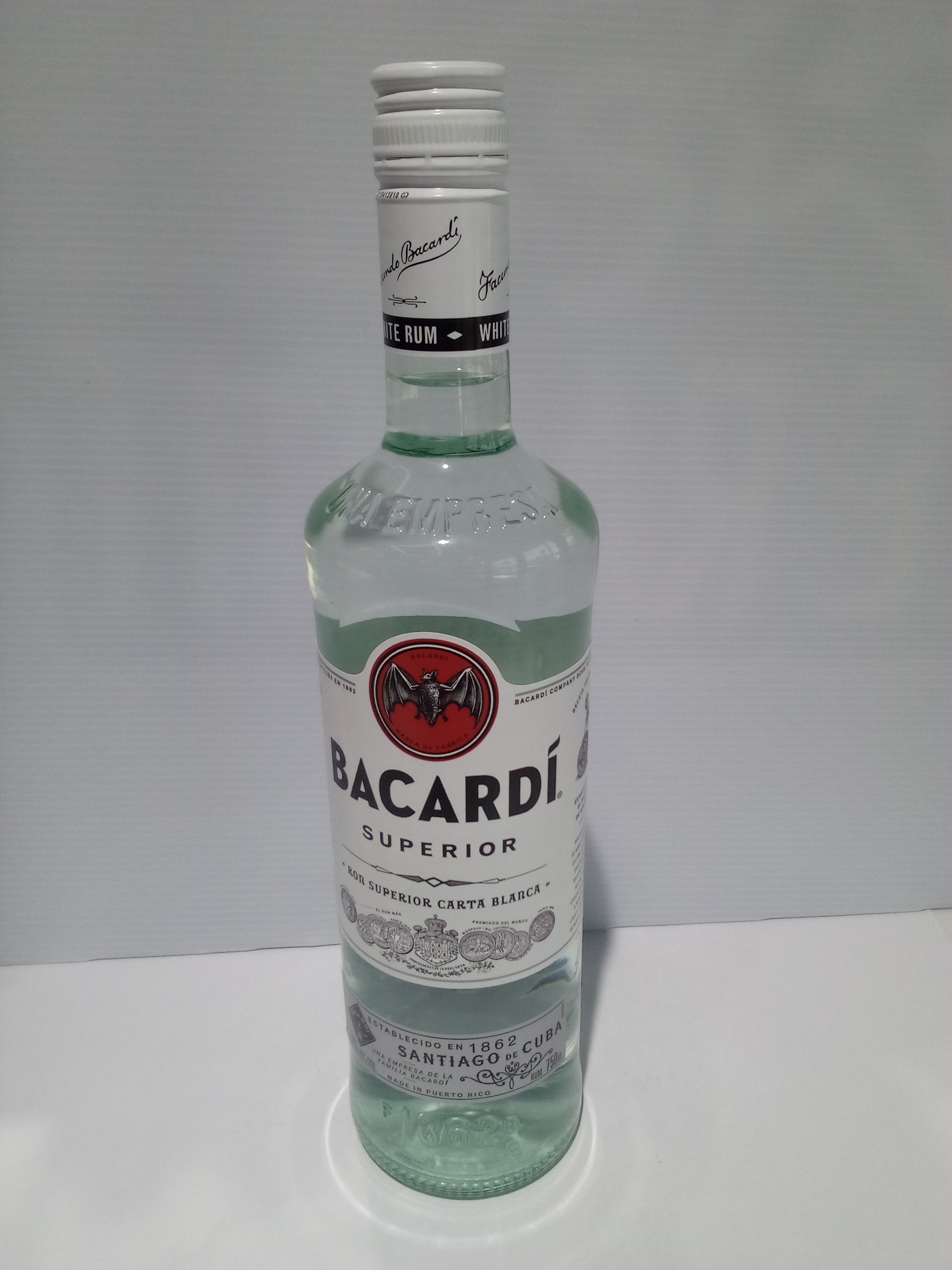 Bacardi White Rum 750 Ml