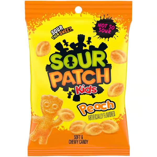 Sour Patch Kids Peach Soft & Chewy Candy