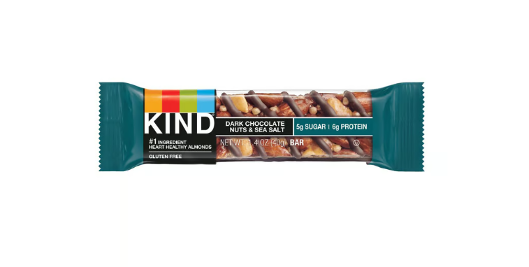 KIND Bar Gluten Free Dark Chocolate Nuts & Sea Salt Nut Bar
