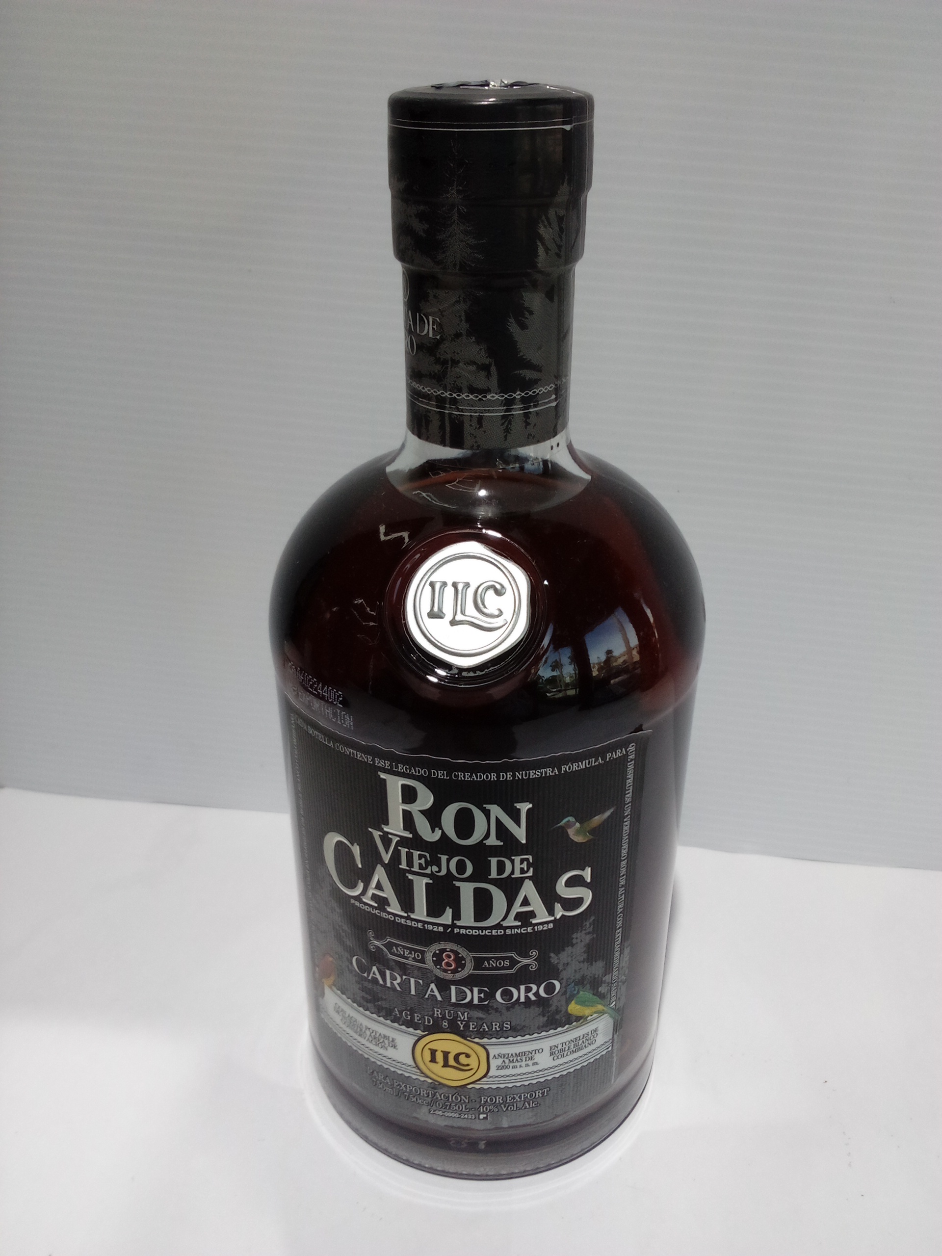 Ron Viejo De Caldas Anejo 8y 750ML
