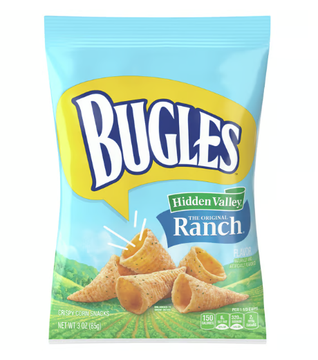 Bugles Hidden Valley The Original Ranch Crispy Corn Snacks