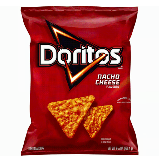 Doritos Tortilla Chips Nacho Cheese Flavored