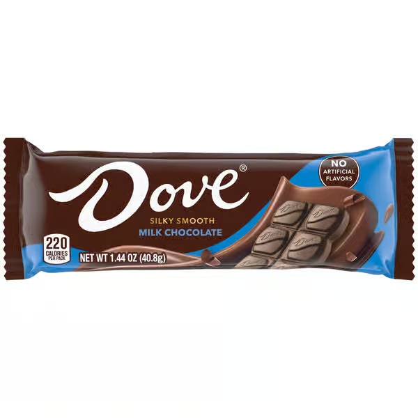 Dove Silky Smooth Milk Chocolate Candy Bar Full Size