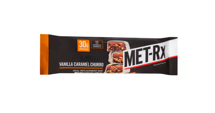 MET-Rx Vanilla Caramel Churro Meal Replacement Bar