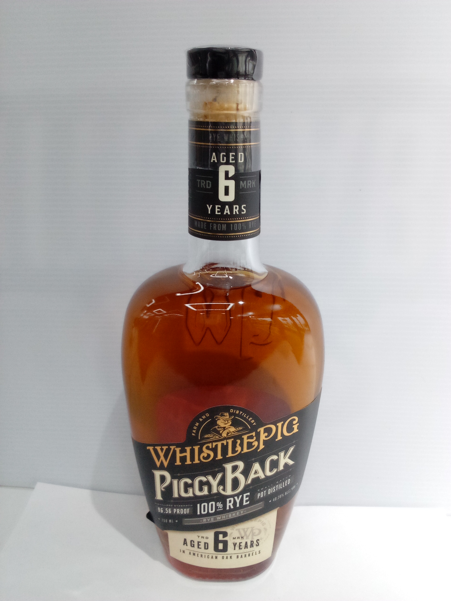 Whistlepig Piggyback Rye 750ML
